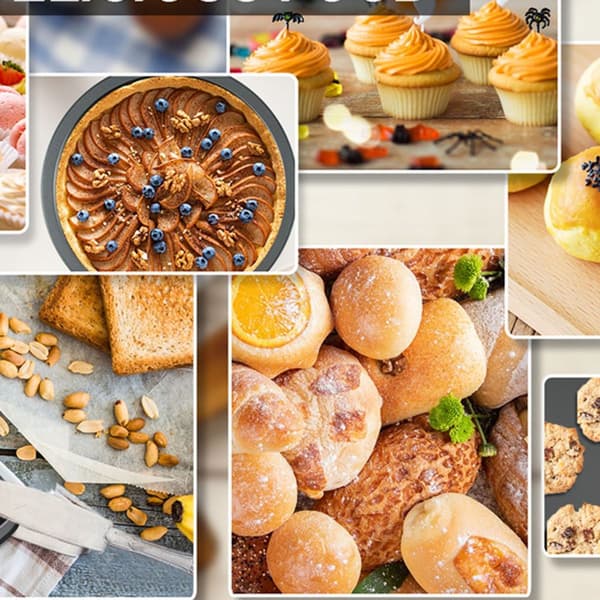 Muffinform, cupcake bageform, non-stick, nem at rengøre, cafébar stil 3 KLB