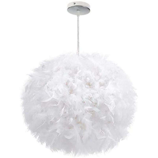 Hängande lampor Fjäderhänge 30cm E27, Glödlampa ingår ej