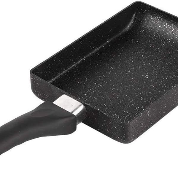 Firkantet mini pande med non-stick aluminiumlegering belægning