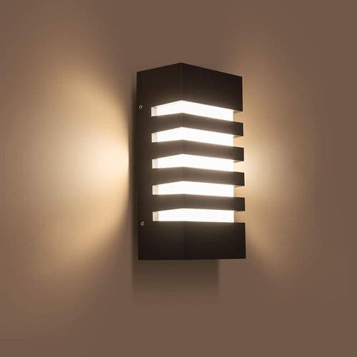 Utomhusvägglampa 12W LED Modern Vägglampa Utomhusbelysning