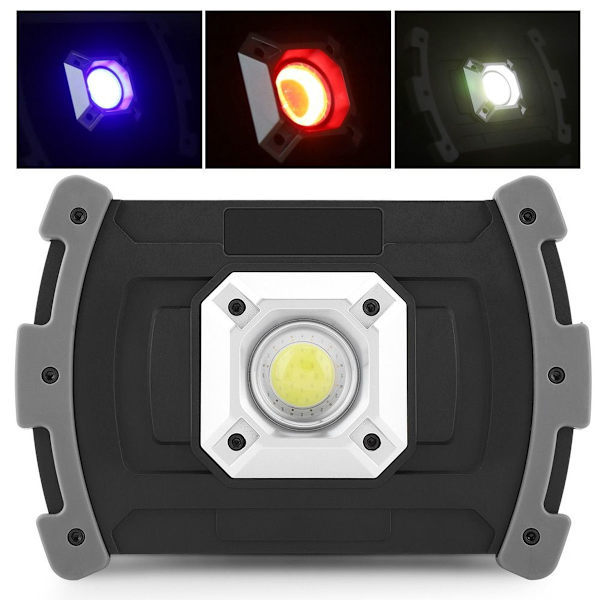 Tehokas kannettava COB-LED-hätävalaisin KLB