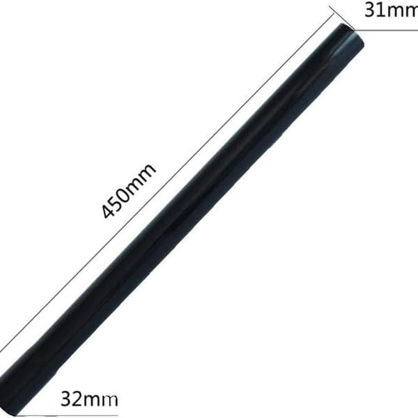 2-pack 32 mm svart dammsugarförlängningsslang - universellt sugrör KLB
