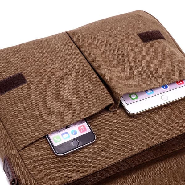 Canvas Laptop Messenger Bags Canvas Satchel Messenger Shoulder Bag