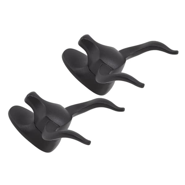2-pack robusta väggmonterade krokar för handdukar och badrockskrokar KLB