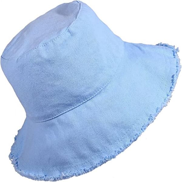 Dame solhat UV-beskyttelse strandhat sommerhat bred skygge KLB
