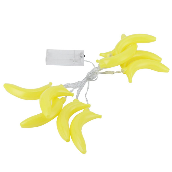 LED-ljusslingor imiterar bananform för upphängning KLB
