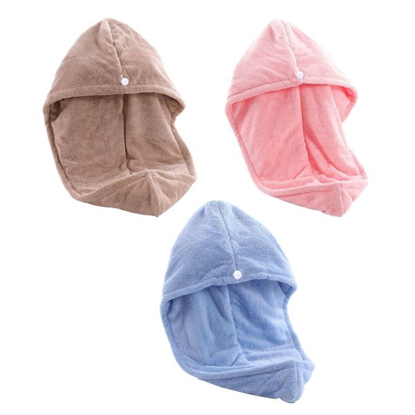 Mikrofiber hårhåndklæde, superabsorberende, hurtigtørrende, frisure 3