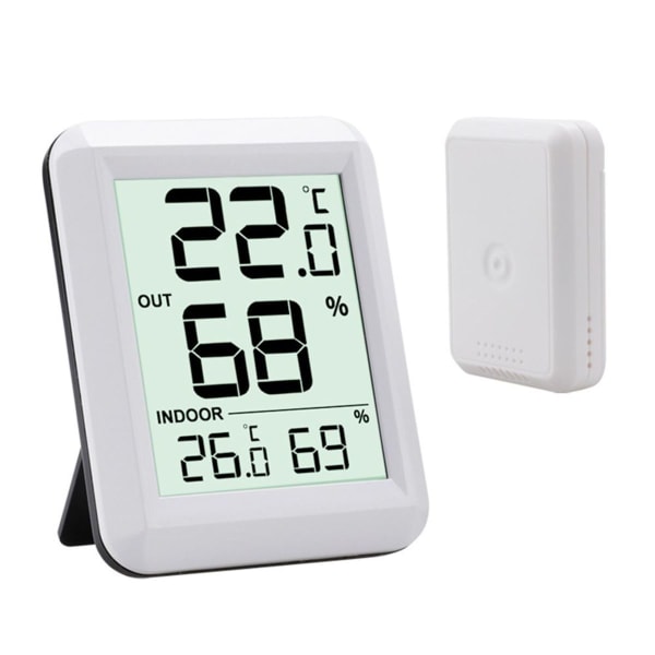 Inomhustermometer, hygrometertermometer med utegivare, rumstermometer, KLB