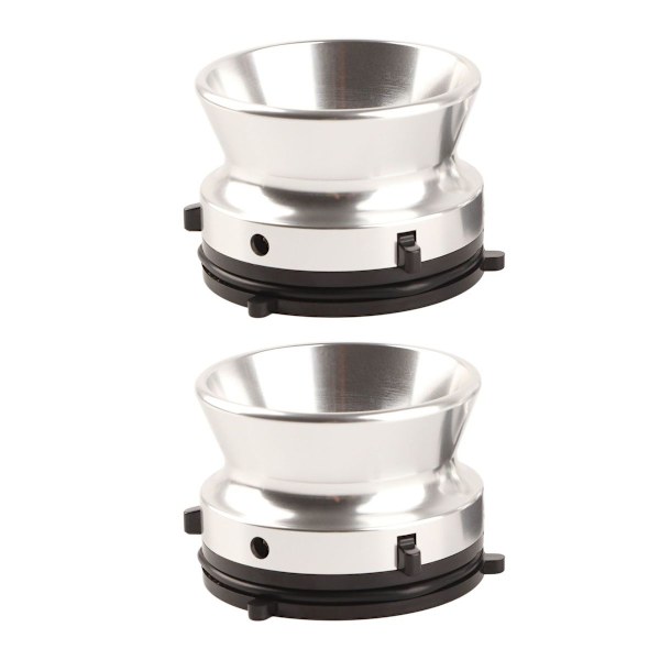 Par af professionelle polerede aluminium NAB hub-adaptere KLB
