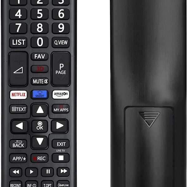 Universal fjernkontroll for LG Smart TV, med Netflix Amazon-knapper, LG fjernkontroll