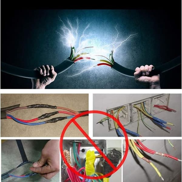 Elektriske tilkoblingsterminaler med kontrollspake