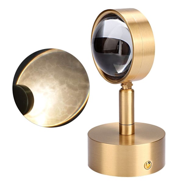 Enkel kobbervegglampe for korridortrapp KLB