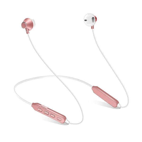 Bluetooth-hovedtelefoner til sport i øret, Bluetooth 5.0 hvid