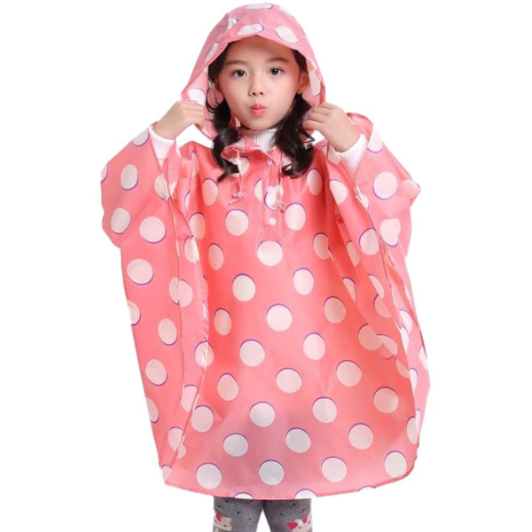 Regnponcho for barn, regnfrakk, XL KLB