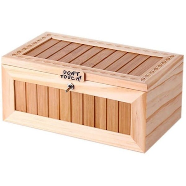 Käyttämätön puinen laatikko, tiikerilelu lahja äänellä KLB