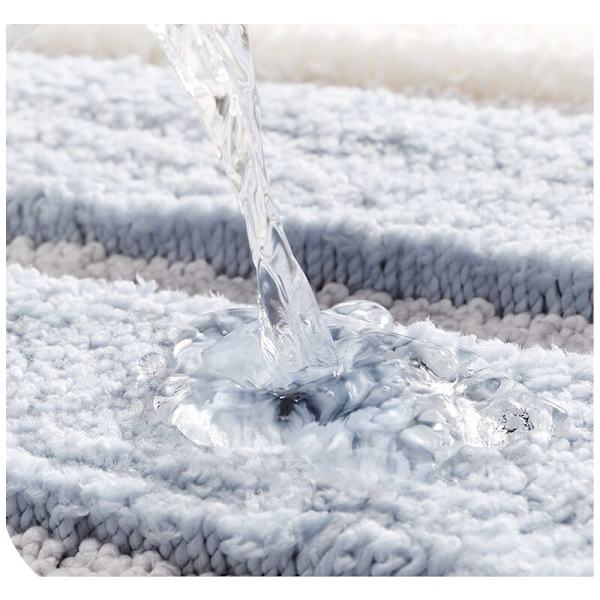 Mjuk mikrofiberbadmatta absorberande badrumsmatta 40x60cm halkfri duschmatta maskintvättbar bad golvmatta för badkar toalett kök-Meter KLB