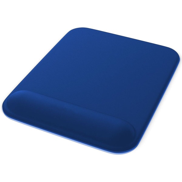 Ergonomisk Gaming Office Mouse Pad Musmatta med Pad Blue