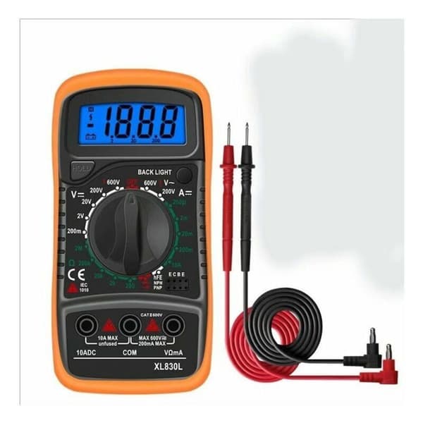 XL830L Digital Multimeter 2000 Counts Mini Multimeter Batteritestare Ström Spänning AC