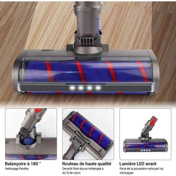 Ersättningsborste för Dyson V7 V8 V10 V11 dammsugare rengöringsborste kompatibel med