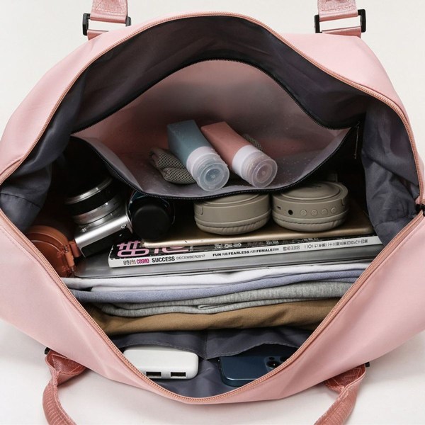 Sportsbag til kvinder, sportstaske med vådrum & skorum