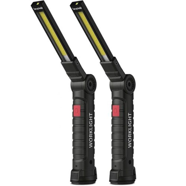 LED arbejdslys, genopladelig lommelygte, værkstedslampe COB