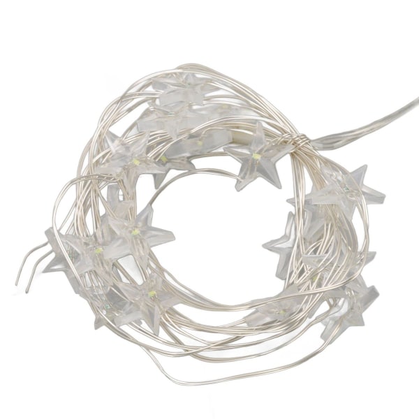 Pakke med 4 Star String Lights Batteridrevet 20 LED Star Fairy KLB