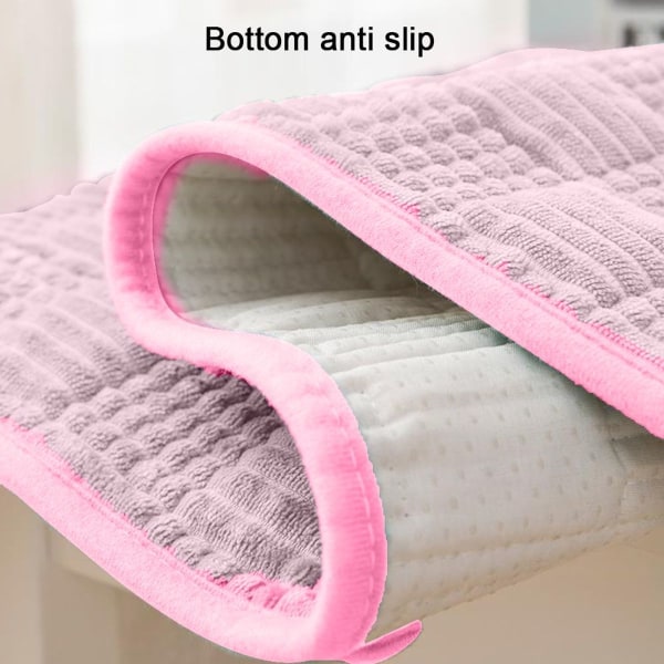 Snygga halkfria premium komfort sittdynor för stolsdynor i rosa