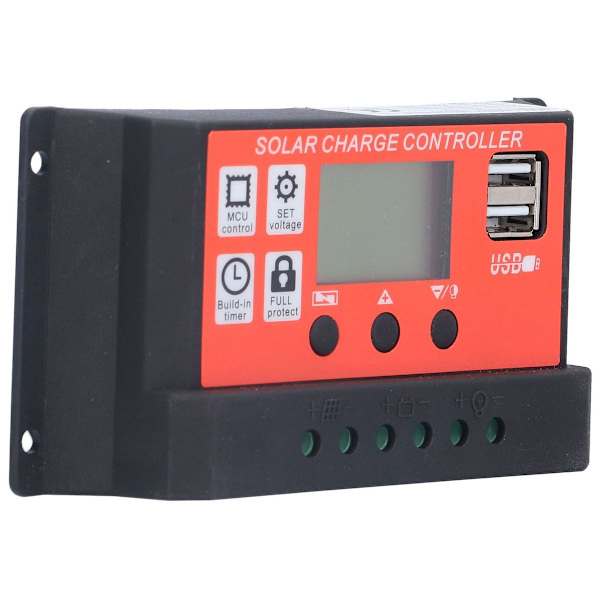 10A 12V/24V PWM LCD Solcellsladdningsregler Regler KLB