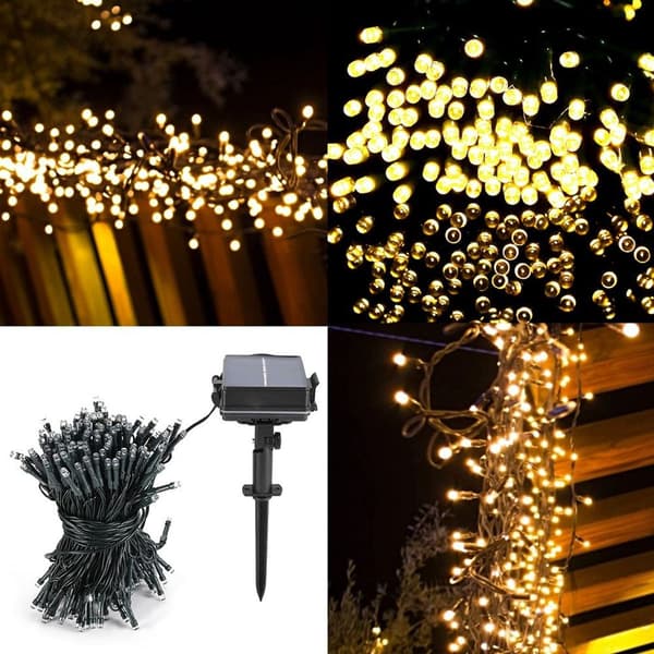 23m LED Solar Fairy Light String Lamp Party GrillMöbel & Wohnen KLB
