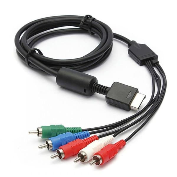 HD-komponent AV-kabel til Playstation 2, 1,8 m AV-komponentkabel til