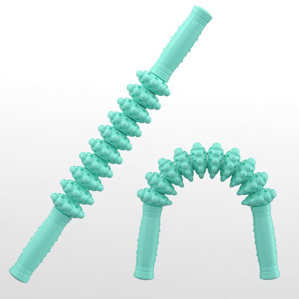 Fascia Roller, bärbar massagerulle med handtag, grön
