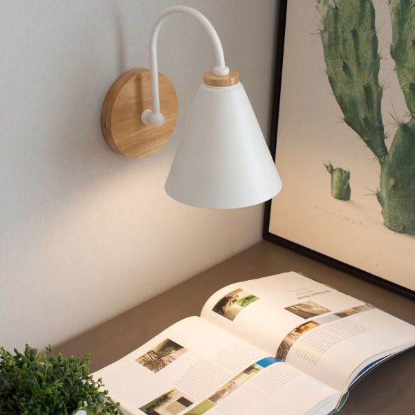 Vegglampe Enkel Nordic Style E27 Vegglampe til Stue KLB