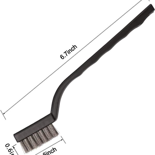 18-delt mini stålbørste sett (rustfritt stål + messing + nylon), KLB