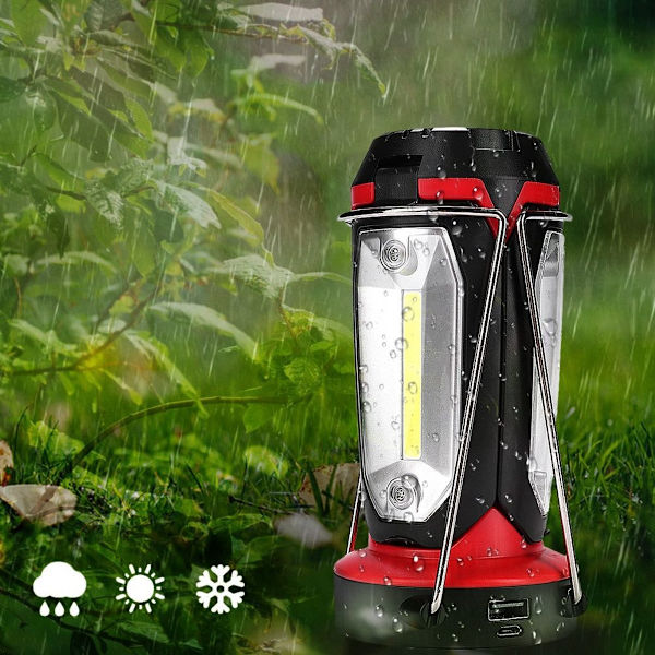 USB Opladnings LED Teltslampe, Bærbar COB Lampe til Camping KLB