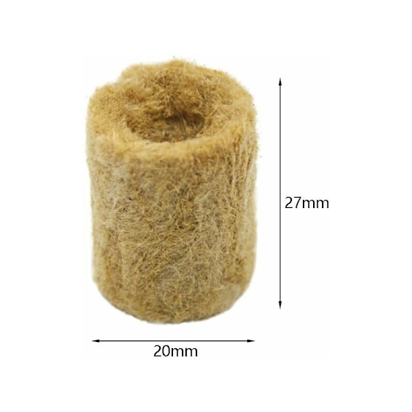 Rockwool Block 50 st Rockwool Plant Plugs, Hydroponiska Rockwool Kuber för Plantering av Fröplantor KLB