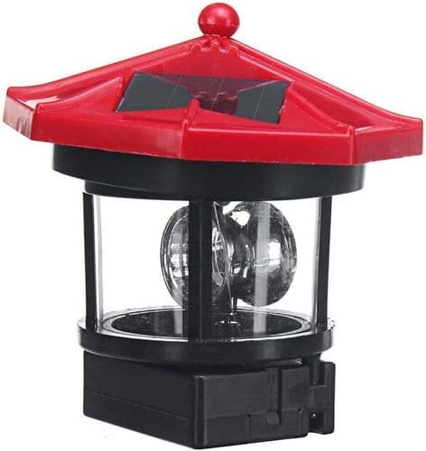 2 st LED Solcellsdrivna Fyrar Sollampor Eldtorn Guide Utomhus