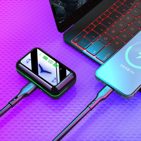 Bluetooth-kuulokkeet, aidot langattomat nappikuulokkeet, kosketusohjaus