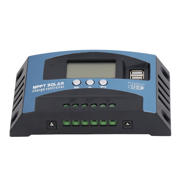 PV-regulator med dubbla spänningsregulator LCD flera KLB