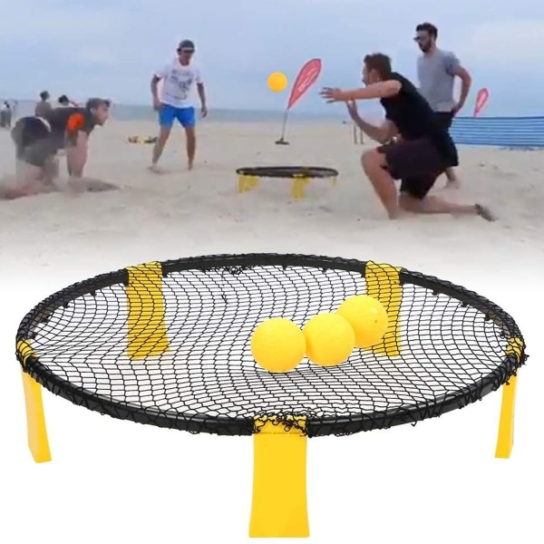Mini Beach Volleyball Spike Ball Legesæt, Spike Battle Ball Legesæt med KLB