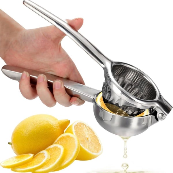 Citruspresser i rustfrit stål, BPA-fri, tåler opvaskemaskine KLB