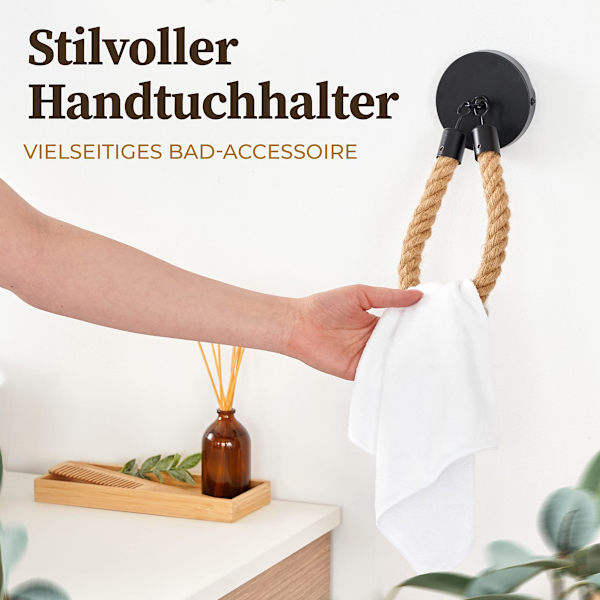 Toalettpappershållare Utan Borrning Svart Matt - Toalettpappershållare