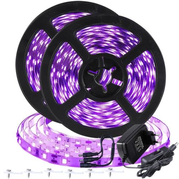 12M UV sort lys LED-strimmel 720LEDs lysstrimmel sort lysstrimmel til