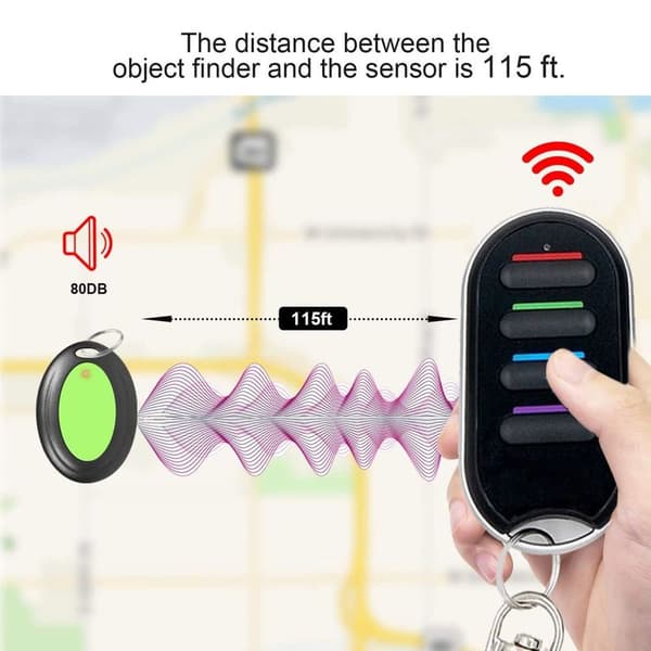 Nøkkelfinner Trådløs Nøkkelfinner med 4 Mottakere Element Locator, Element