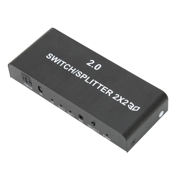 2x2 HD Multimedia Interface Splitter 4K 60Hz 2 ind 2 ud KLB