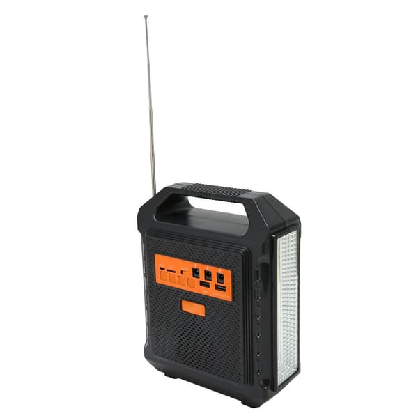 Solardriven Bluetooth-högtalare, multifunktionell, uppgraderat basstereosystem KLB