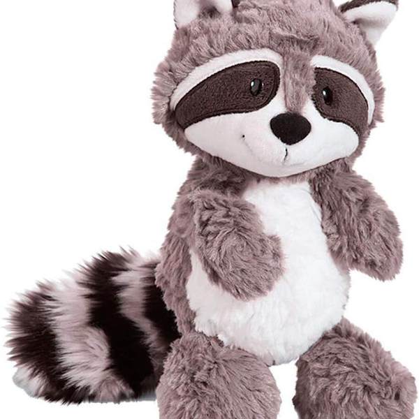 Raccoon-plyschleksak, tvättbjörnsplyschleksak. Underbar mjuk tvättbjörn