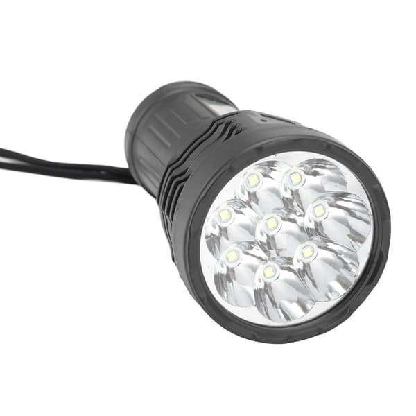 LED Lommelygte Multifunktionel Sort Bærbar USB Opladning KLB