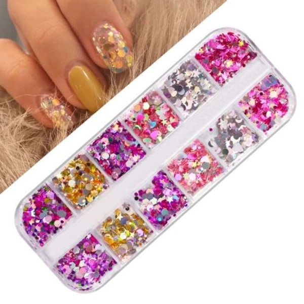 2kpl Nail Butterfly Laser Symphony Sequins-03