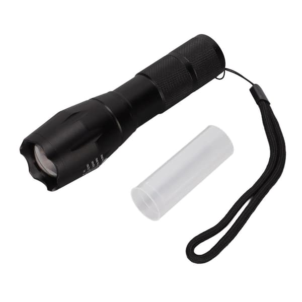 Lyssterk LED-lommelykt, 5 lysmoduser, 2000lm, IPX5 KLB