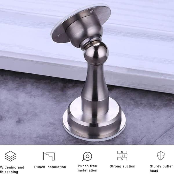 Dørstopperlås magnetisk lås heavy duty veggdørstopper
